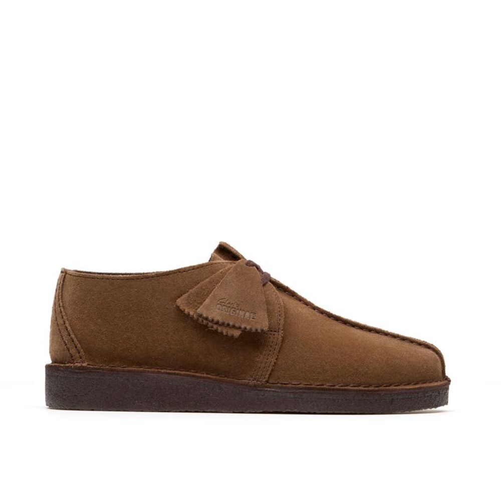 Clarks Mens Desert Trek Brown Shoes (NWT)